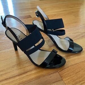 Unisa Marzza Black Slingback Heeled Sandals size 7